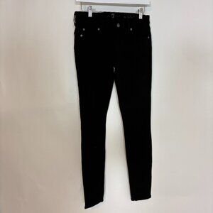 7 for all mankind black skinny jeans